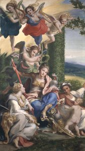 Allegory of the Virtues by Antonio da Correggio